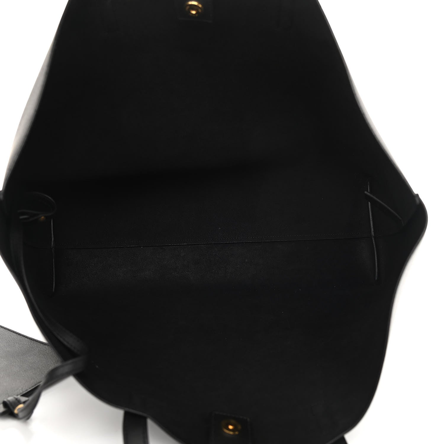 Saint Laurent Calfskin Large Shopping Tote Black 6 of 11