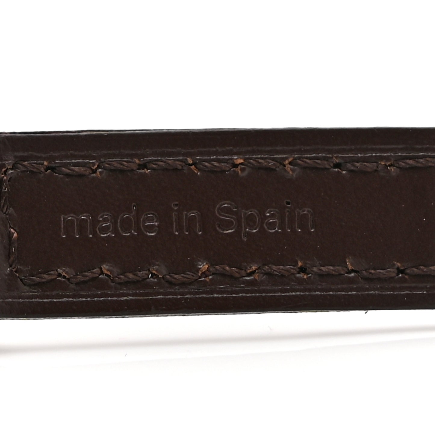 Calfskin 12mm Shoulder Strap Brown
