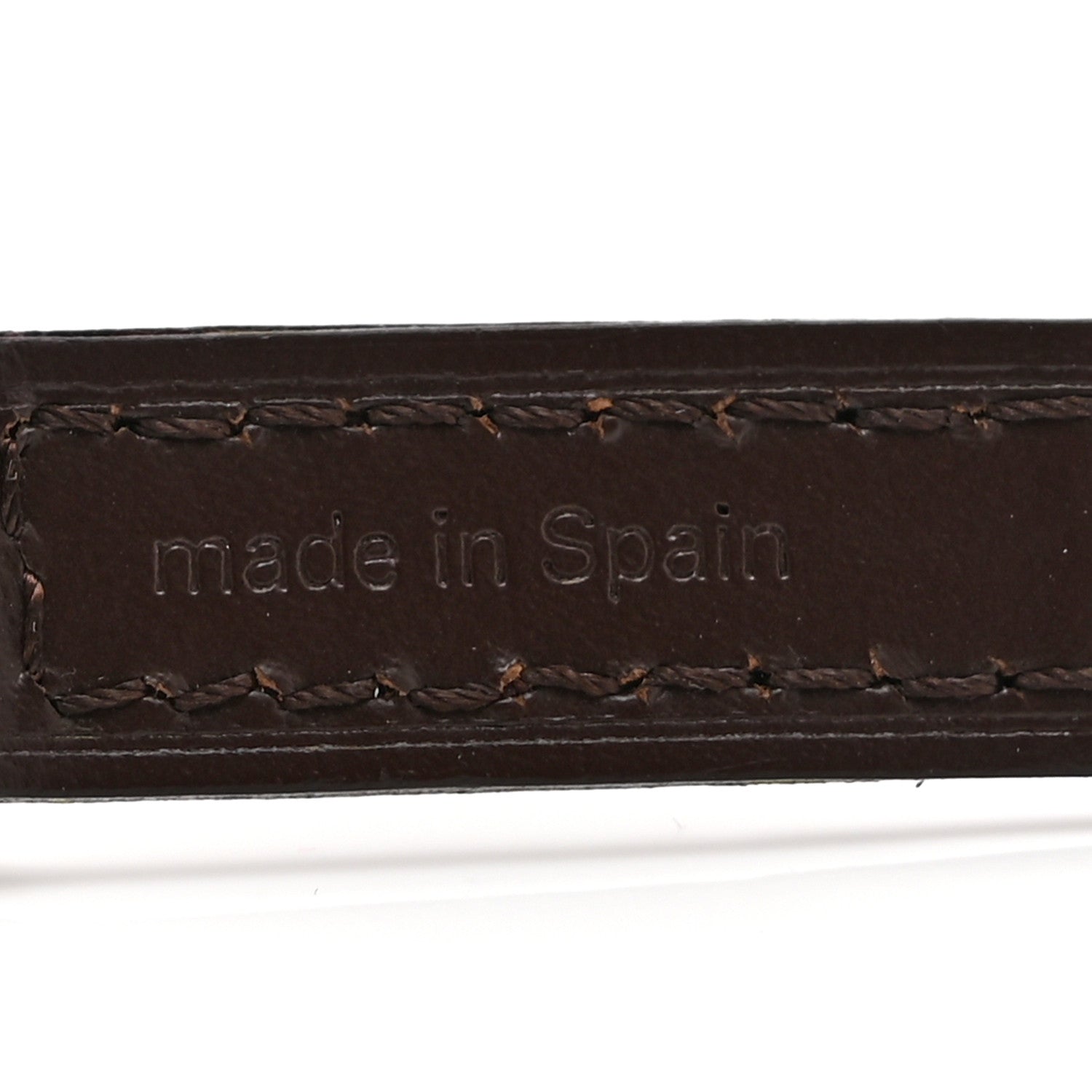 Louis Vuitton Calfskin 12mm Shoulder Strap Brown 5 of 5