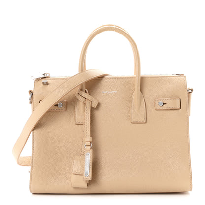 Saint Laurent Grained Calfskin Baby Sac De Jour Souple Dark Beige 1 of 10