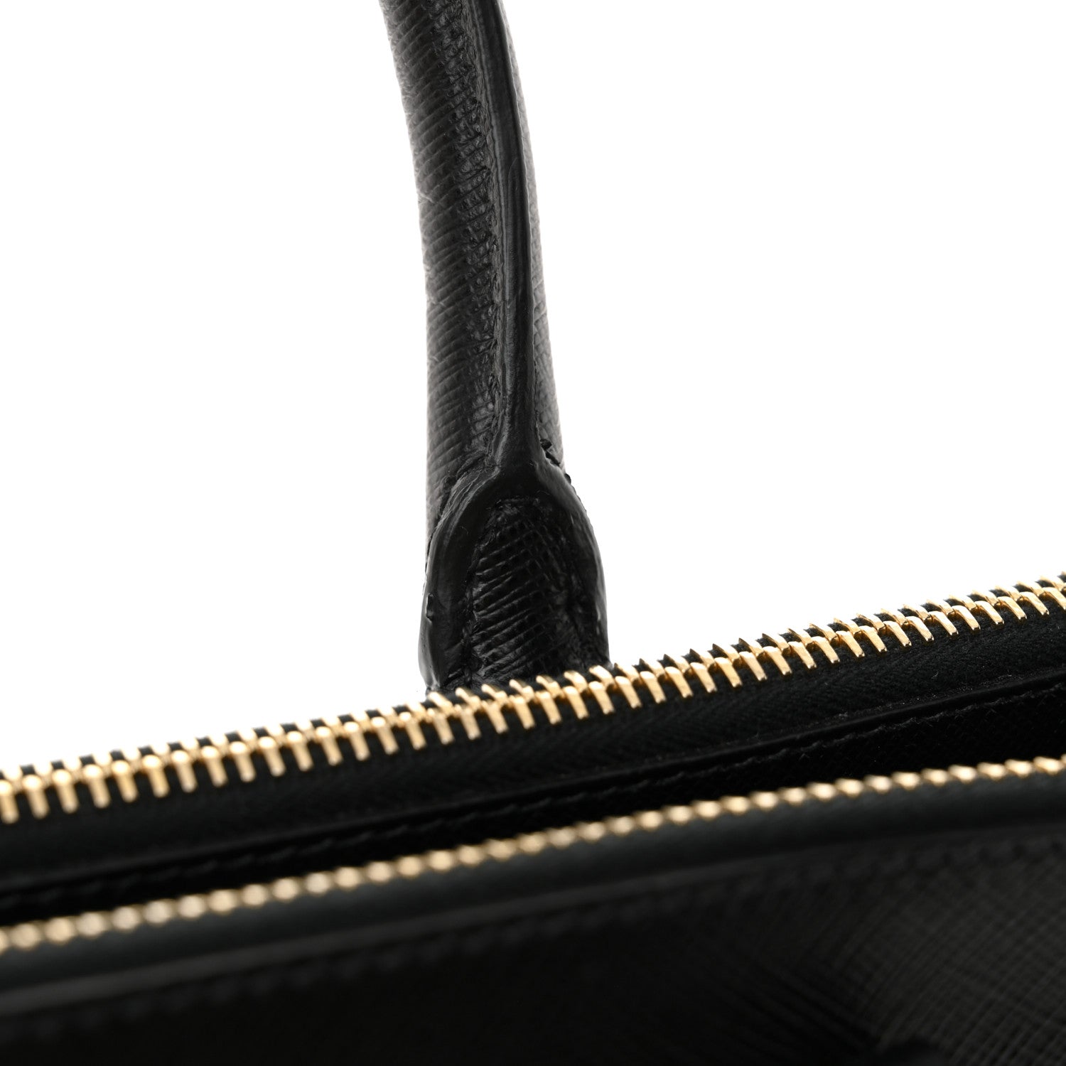Prada Saffiano Small Galleria Double Zip Tote Black 11 of 13