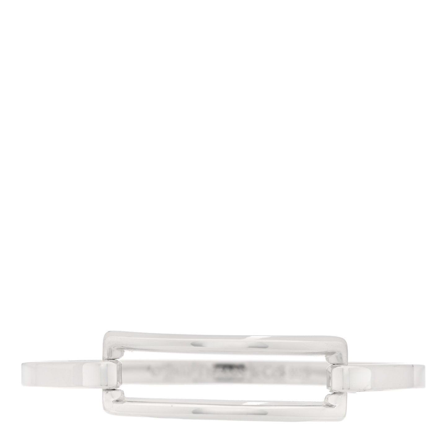 Sterling Silver Rectangle Bangle Bracelet