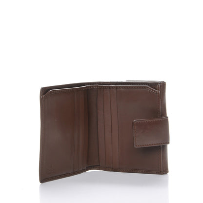 Gucci Monogram Compact Wallet Dark Brown 5 of 8