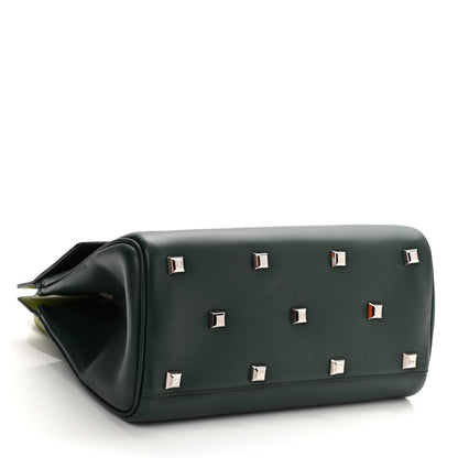 Salvatore Ferragamo Calfskin The Studio Bag Pine Absinthe 4 of 8