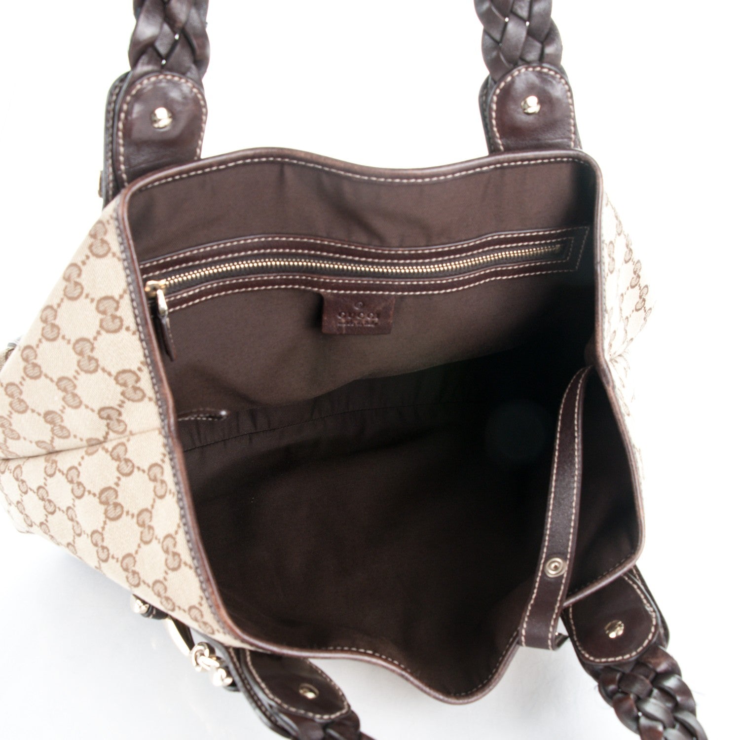 Gucci Monogram Small Pelham Shoulder Bag Dark Brown 5 of 8