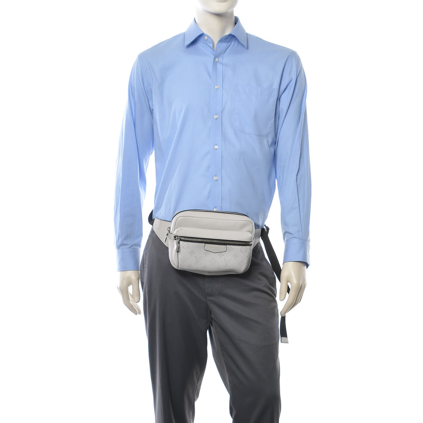 Taiga Monogram Outdoor Bumbag White