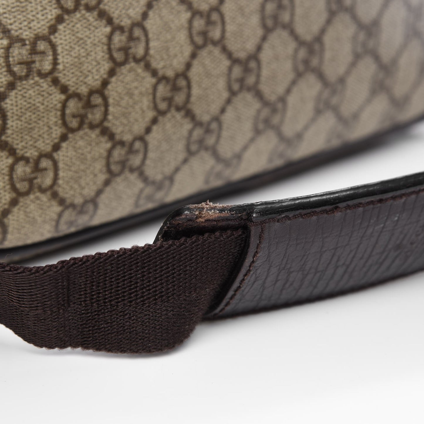 GG Plus Monogram Camera Bag Dark Brown