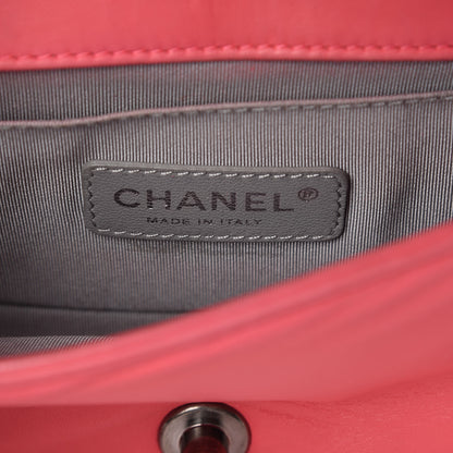 Chanel Galuchat Stingray Small Boy Flap Pink 6 of 19