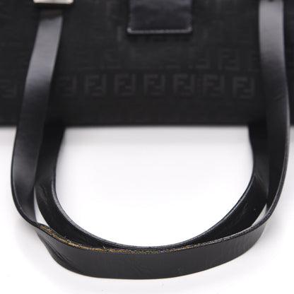 Fendi Zucchino Small Shoulder Bag Black 9 of 11