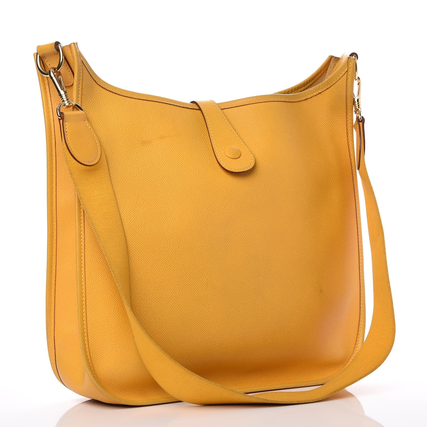 Hermes Courchevel Evelyne GM Jaune 3 of 14