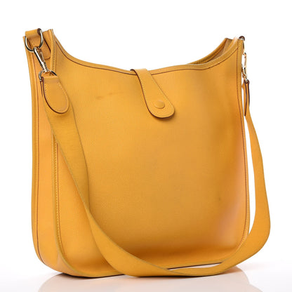 Hermes Courchevel Evelyne GM Jaune 3 of 14