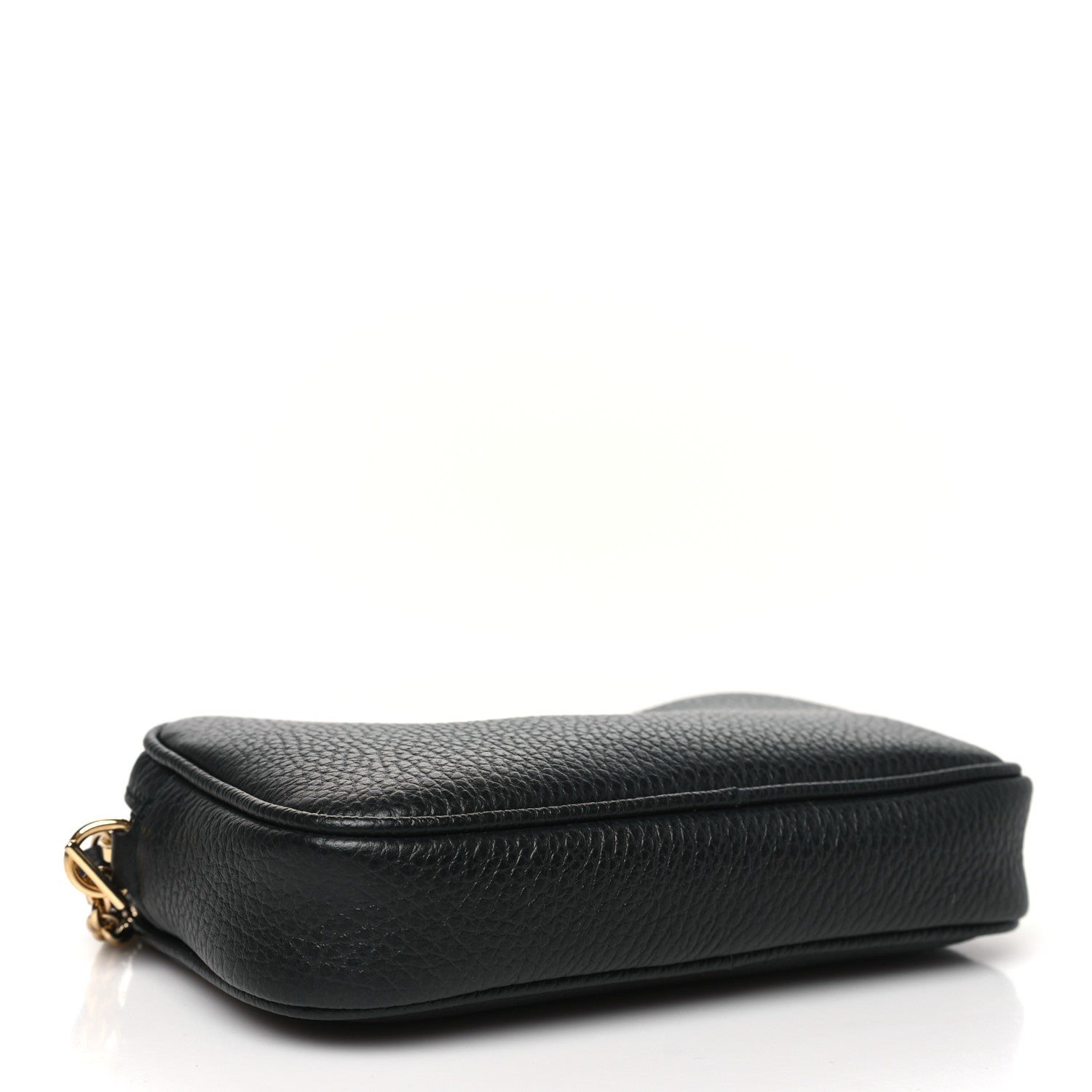 Gucci Dollar Calfskin Super Mini GG Marmont Chain Shoulder Bag Black 4 of 10