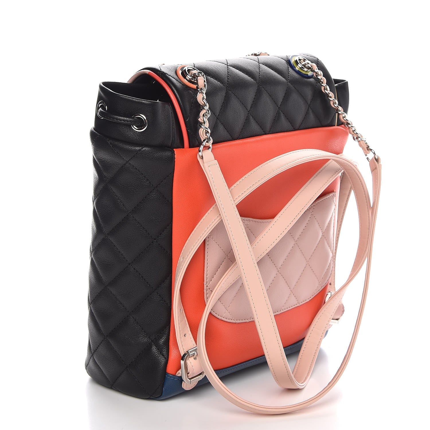 Chanel Lambskin Quilted Large Cuba Urban Spirit Backpack Black 3 of 8