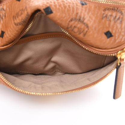MCM Visetos Stark Belt Bag Cognac 6 of 8