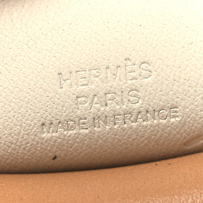 Hermes Milo Lambskin Grigri Rodeo Pegase Horse Bag Charm MM Sesame Black Nata 3 of 4