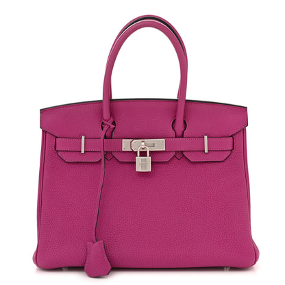 Hermes Togo Birkin 30 Rose Pourpre 1 of 10