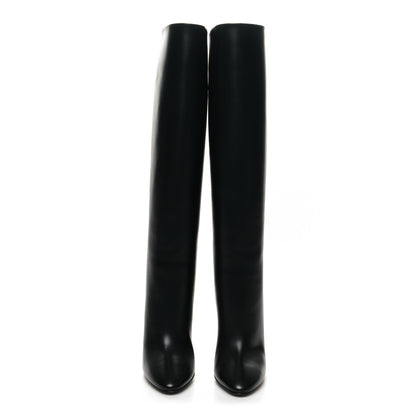 Saint Laurent Vanity Softy Calfskin 68 Tube 110 Boots 36 Black 2 of 8