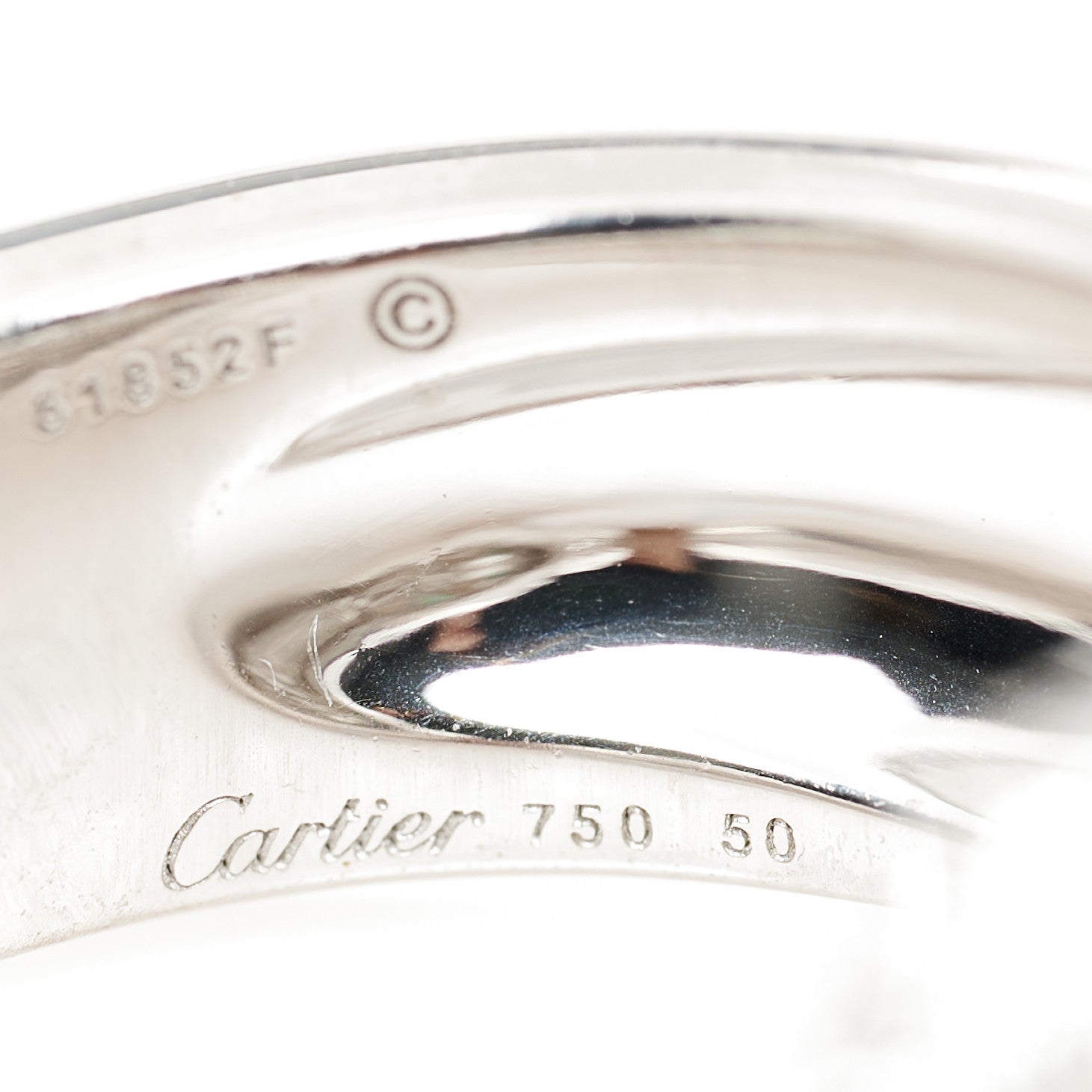 Cartier 18K White Gold Diamond Black Onyx Emerald Panthere De Cartier Ring 50 5.25 8 of 10