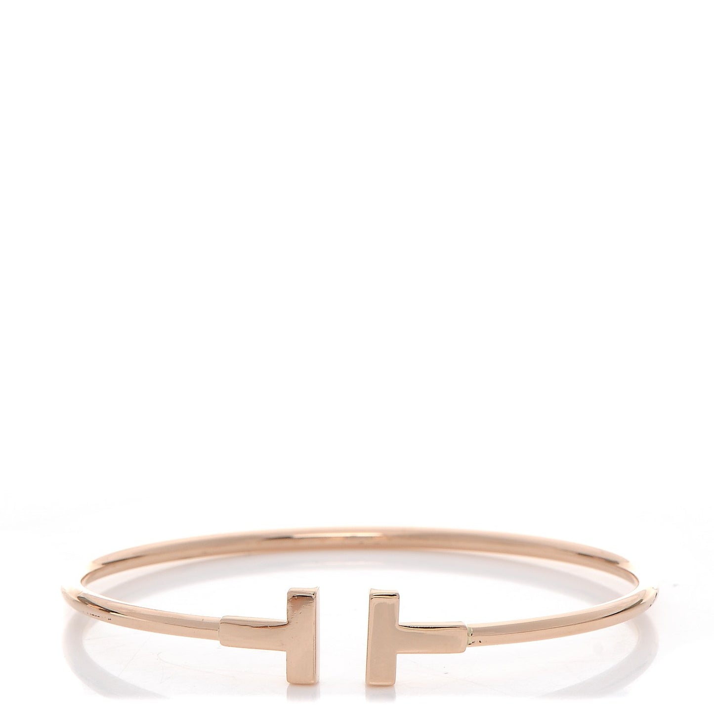 18K Yellow Gold T Wire Bracelet