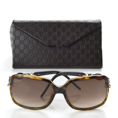 Gucci Marina Chain Sunglasses GG 3597/F/S Tortoise 8 of 8