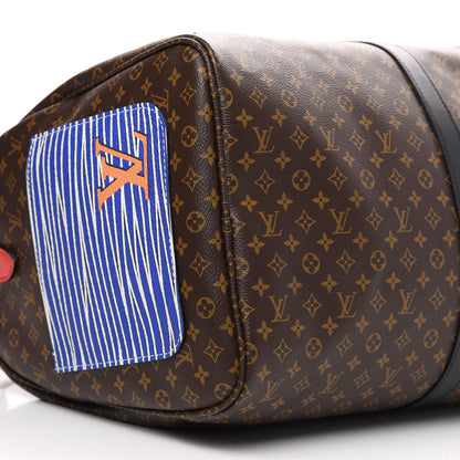 Louis Vuitton Monogram Patchwork Keepall Bandouliere 50 6 of 9