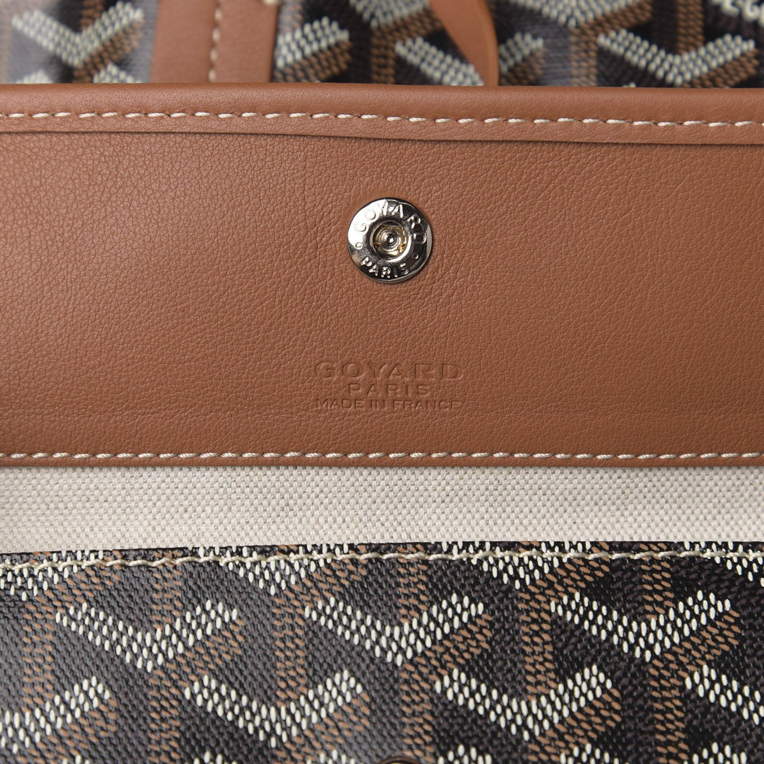 Goyard Goyardine Saint Louis GM Black Gold 6 of 10