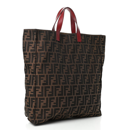 Fendi Zucca Special Shopping Tote Tobacco Granada 3 of 10