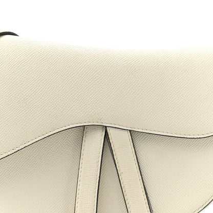 Christian Dior Grained Calfskin Saddle Bag With Strap Latte 17 of 17