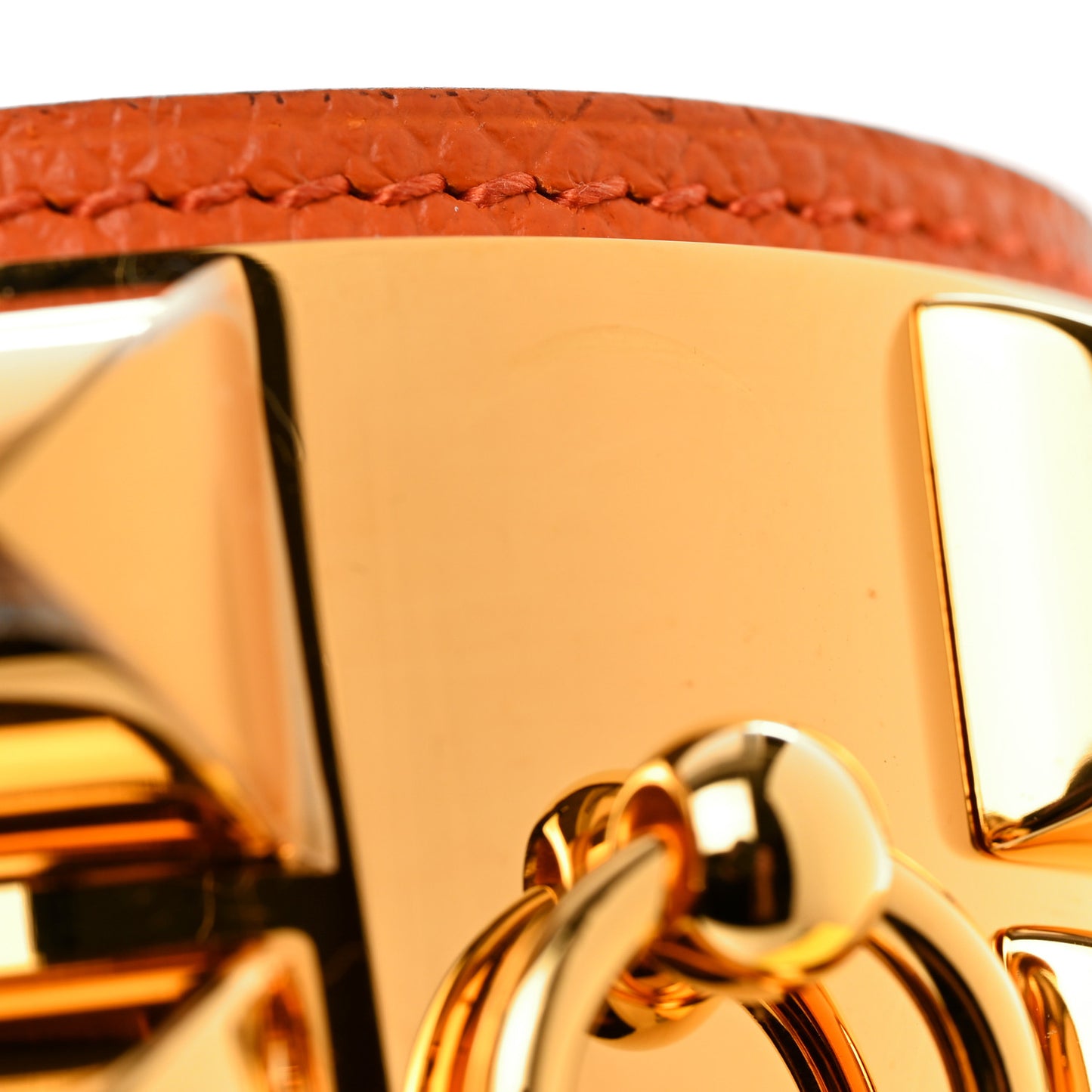 Epsom Collier De Chien CDC Bracelet T2 Orange