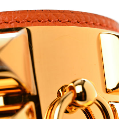Hermes Epsom Collier De Chien CDC Bracelet T2 Orange 7 of 7