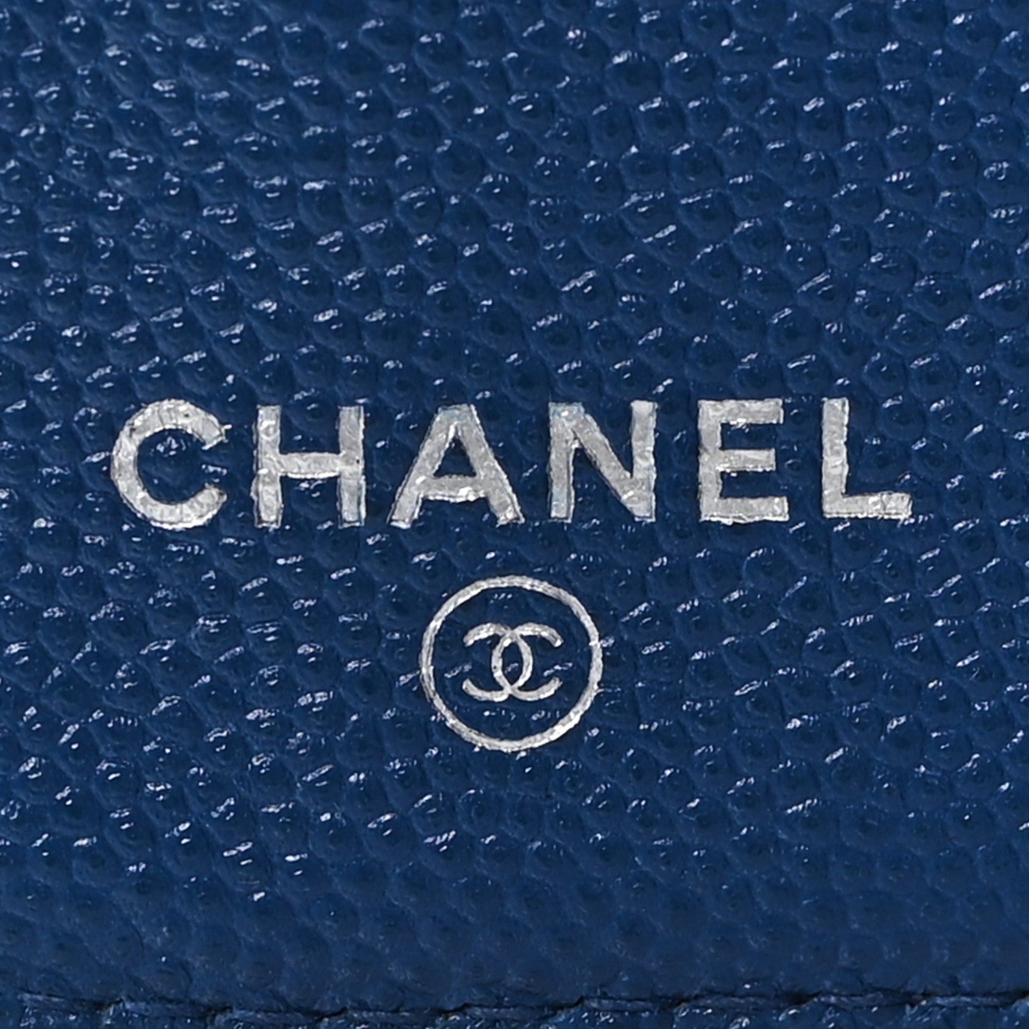 Chanel Caviar Quilted Boy Yen Wallet Blue 6 of 8