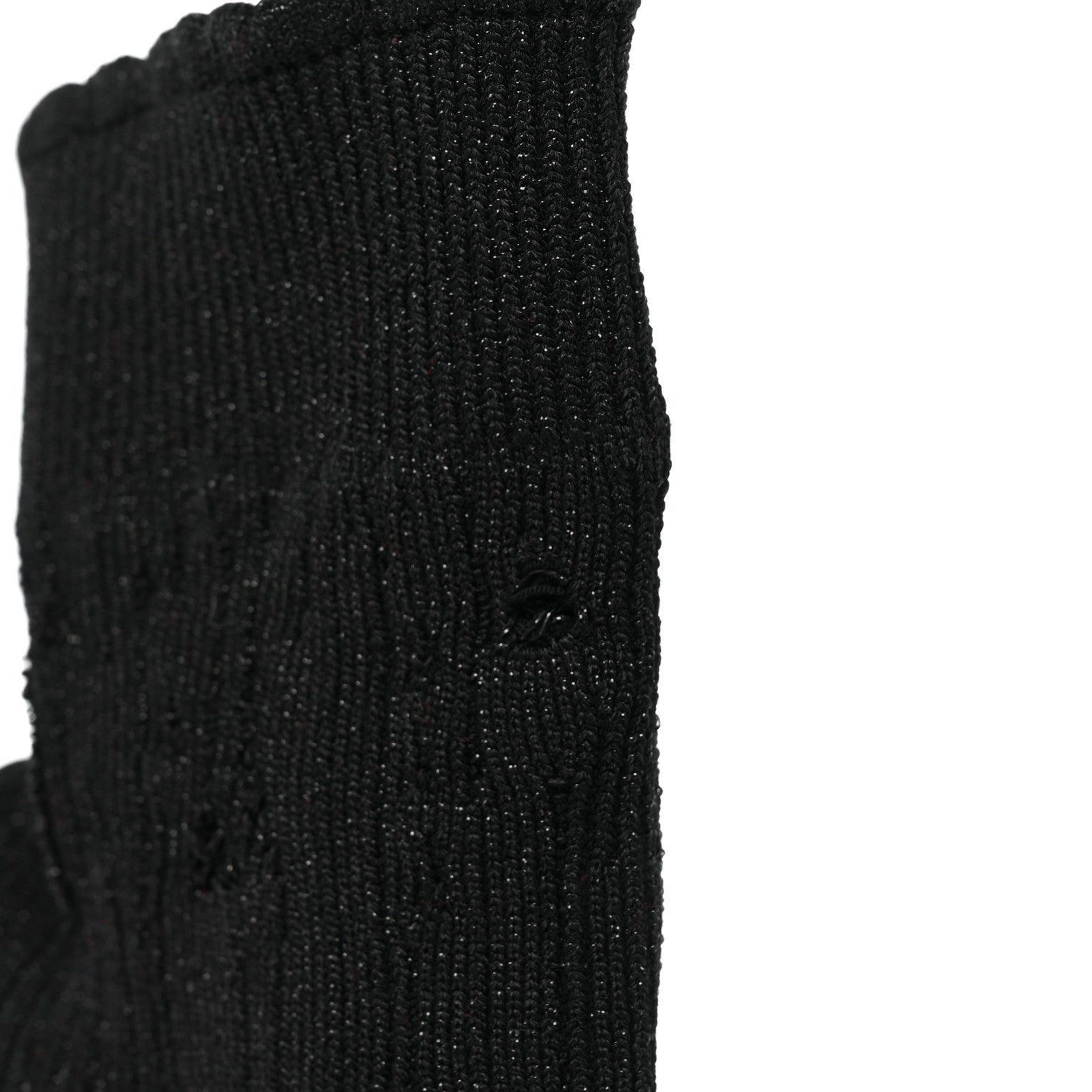 Christian Louboutin Tricot Lurex Sandrine 80 Sock Ankle Boots 38 Black 12 of 12