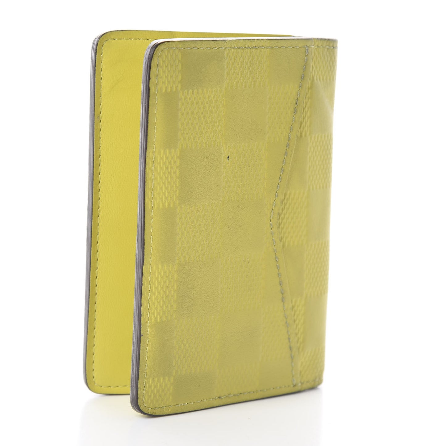 Damier Infini Pocket Organizer Vert Acide