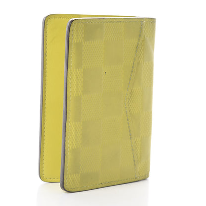 Louis Vuitton Damier Infini Pocket Organizer Vert Acide 4 of 10