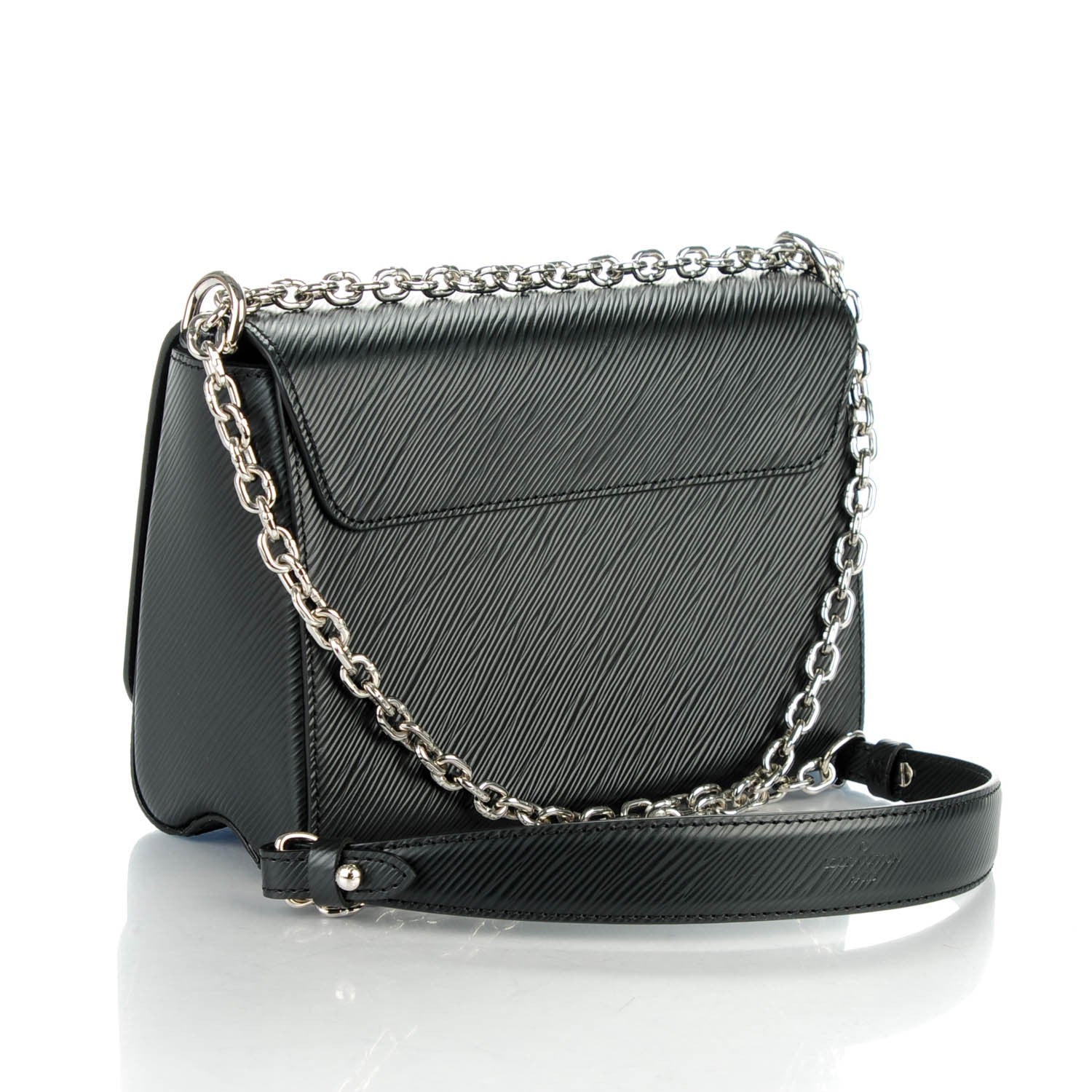 Louis Vuitton Epi Twist Shoulder Bag MM Black 3 of 8