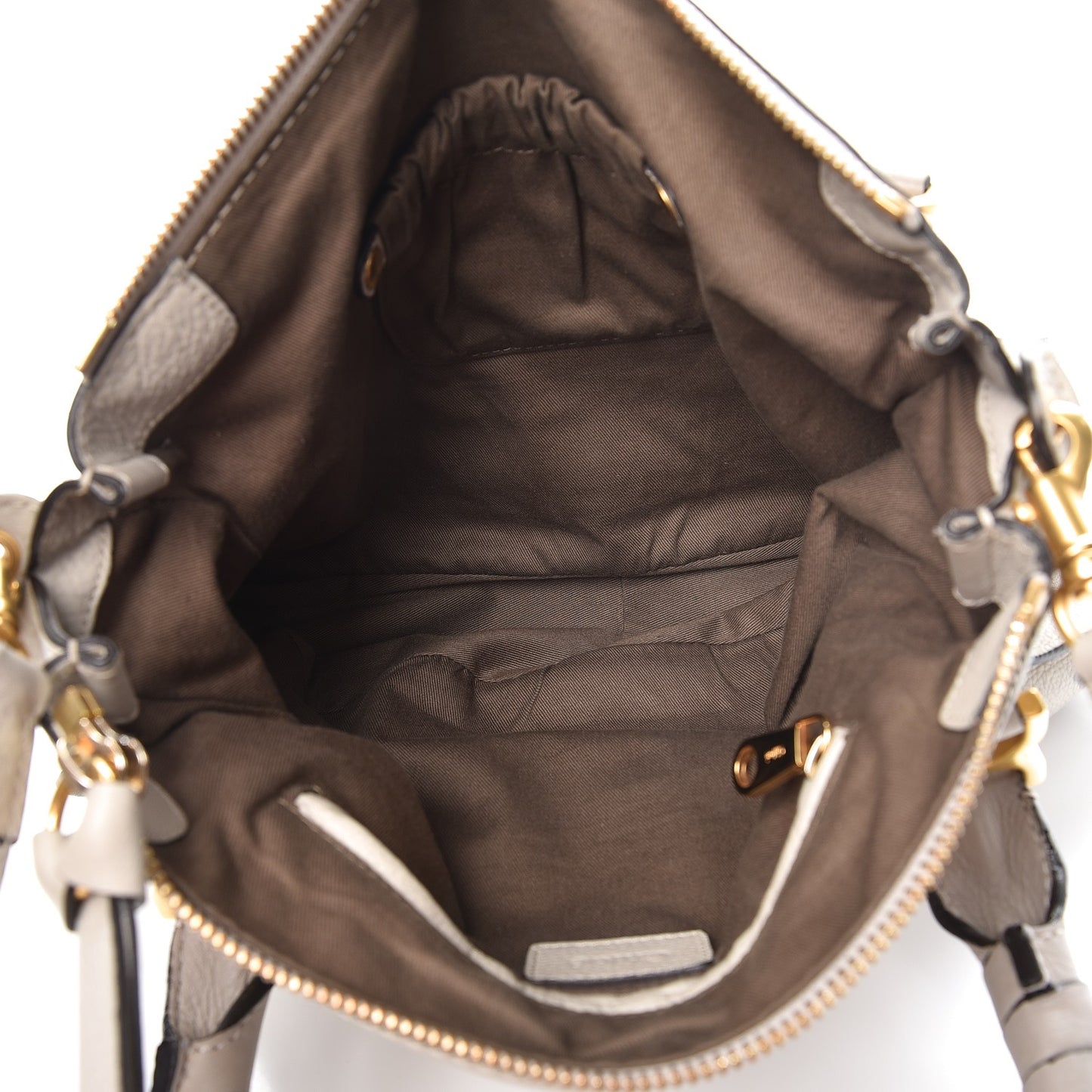 Calfskin Medium Marcie Satchel Dove