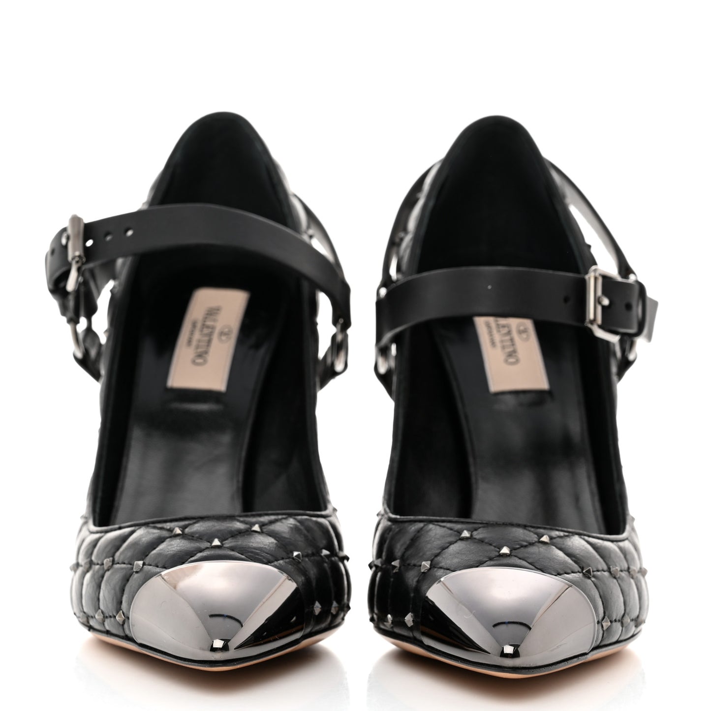 Nappa Rockstud Spike Mary Jane 105mm Pumps 37 Black