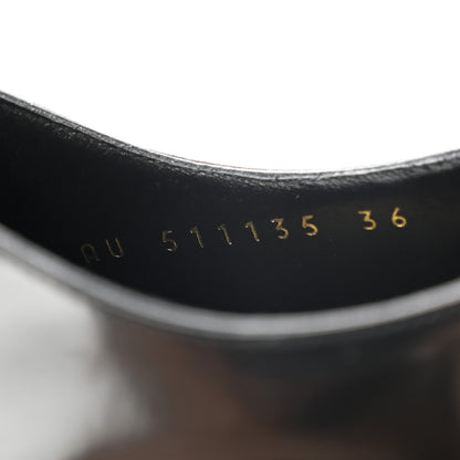 Saint Laurent Patent Calfskin Montaigne 25 Uniform 36 Black 5 of 9