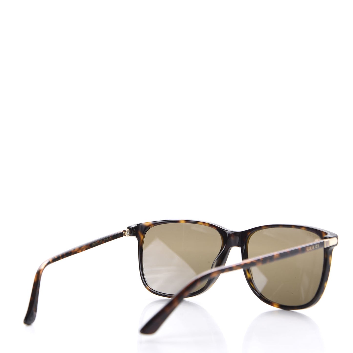 Square Frame GG0017S Sunglasses Havana