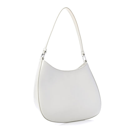 Prada Spazzolato Cleo Shoulder Bag White 2 of 6