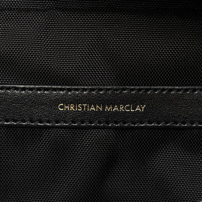 Celine x Christian Marclay Canvas Backpack White Black 6 of 10