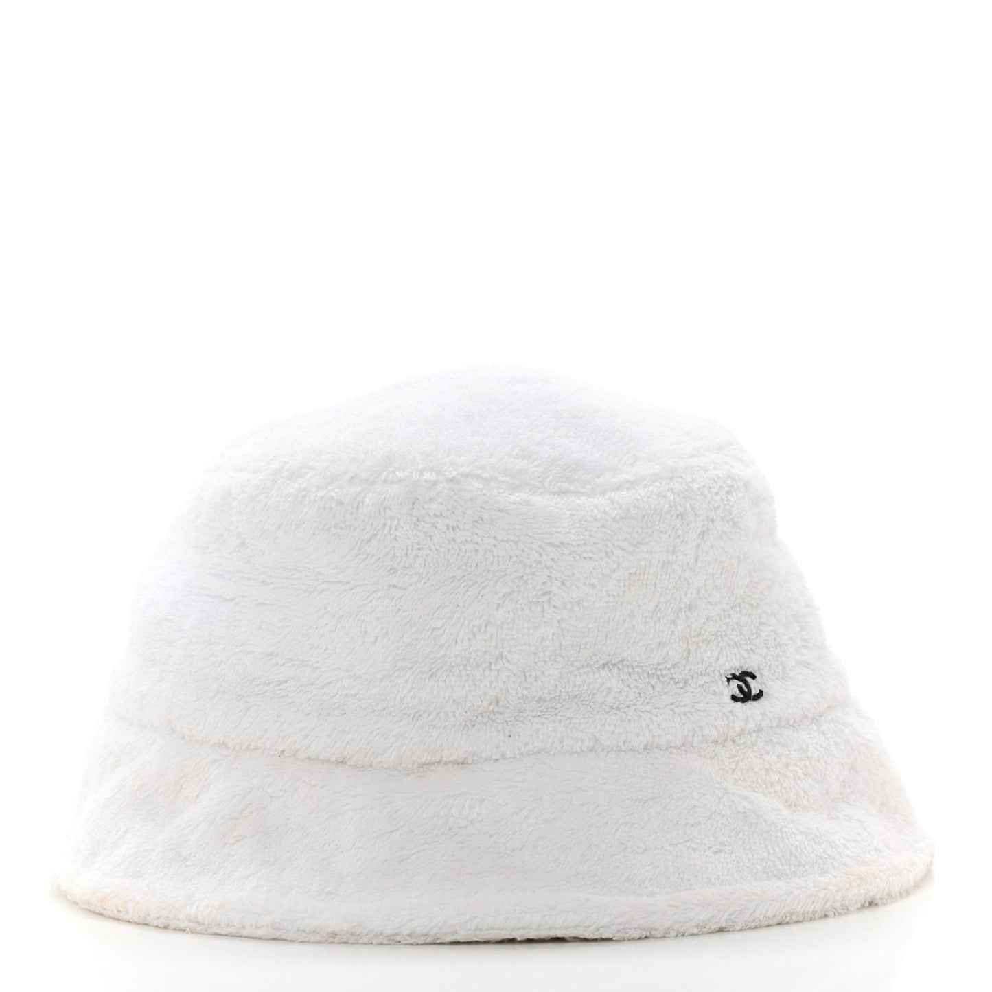 Terry Cloth CC Bucket Hat L White