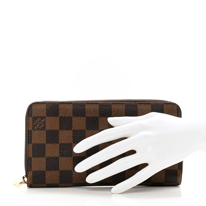 Louis Vuitton Damier Ebene Zippy Wallet 2 of 6