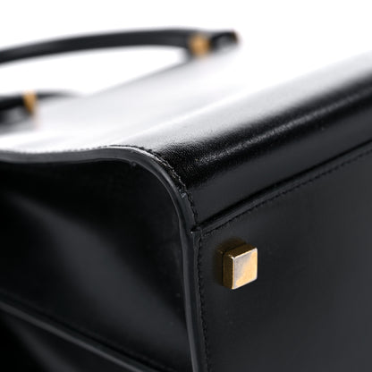 Saint Laurent Shiny Calfskin Medium Uptown Tote Black 10 of 14