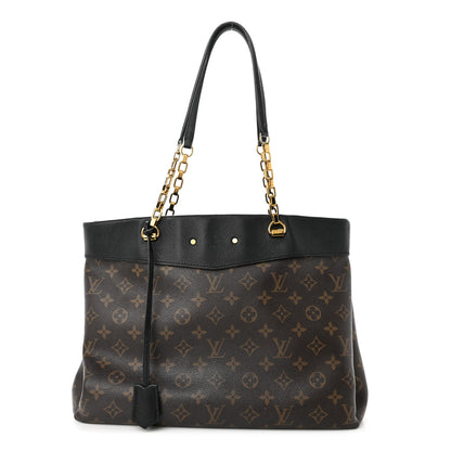 Louis Vuitton Monogram Pallas Shopper Black 1 of 10