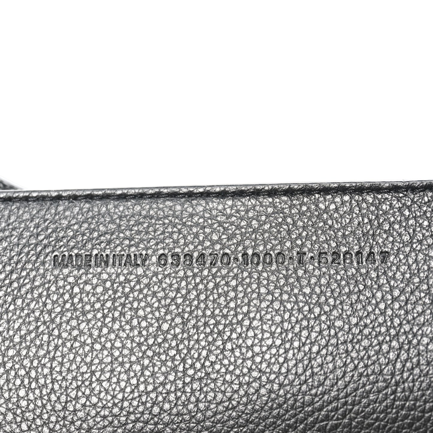 Grained Calfskin Neo Classic Black Hardware Medium City Black