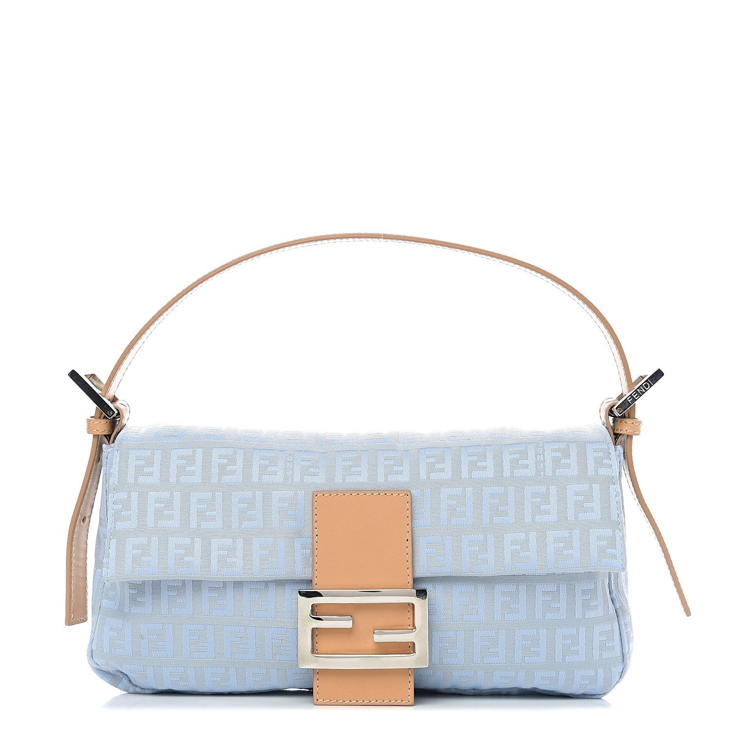 Fendi Zucchino Baguette Blue 1 of 9