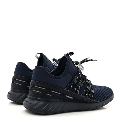 Louis Vuitton Neoprene Mesh Rubber Fastlane Low Sneakers 37 Marine 6 of 11