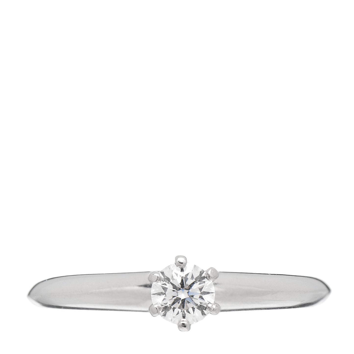 Platinum Diamond .20ct Solitaire Engagement Ring 47 4