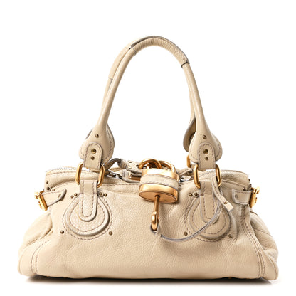 Chloe Calfskin Medium Paddington Satchel Beige 1 of 10
